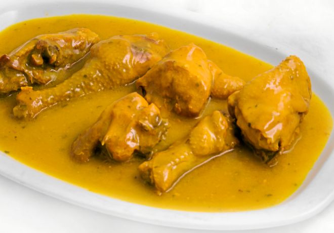 Receta de pollo a la pepitoria